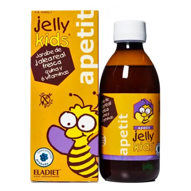Eladiet Jelly Kids Apetit Πολυβιταμίνη με Βασιλικό Πολτό & Βιταμίνες για Ενίσχυση του Ανοσοποιητικού 150ml