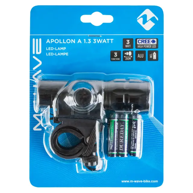 ΦΑΝΑΡΙ ΕΜΠΡΟΣΘΙΟ M-WAVE APOLLON A 1.3 3 WATT 220998 2