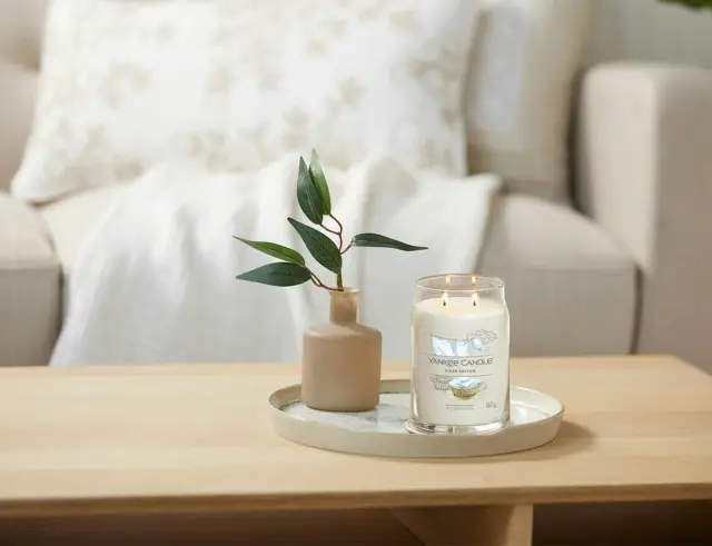 Αρωματικό Κερί Yankee Candle με διάρκεια καύσης έως 80 ώρες και άρωμα Clean Cotton1630644E 2