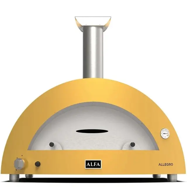Φούρνος Υγραερίου Alfa Moderno 5 Pizze Antique Yellow - ALFA