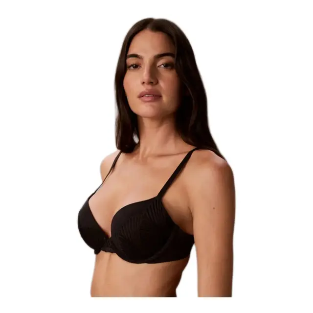 Calvin Klein Γυναικείο Σουτιέν Push-Up Plunge, Χρώμα Μαύρο 3