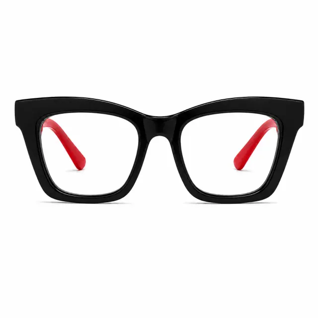 Frog Optical Γυαλιά Πρεσβυωπίας F386 σε Χρώμα Μαύρο-Κόκκινο +2.50