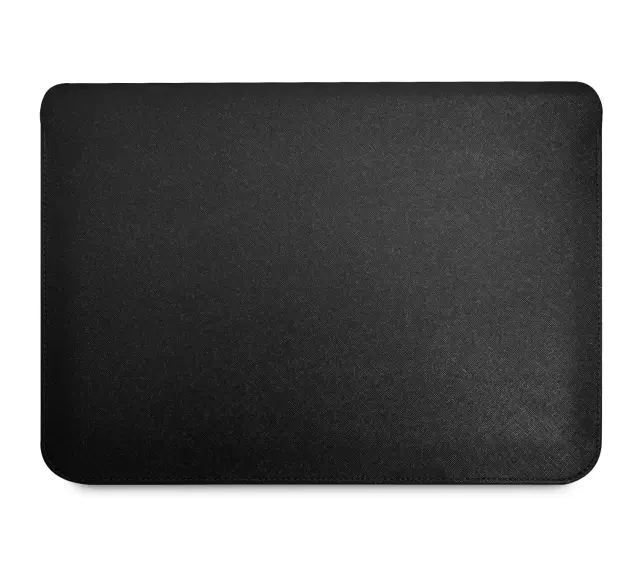 Guess Saffiano Triangle Metal Logo Computer Sleeve 13/14" Black 3