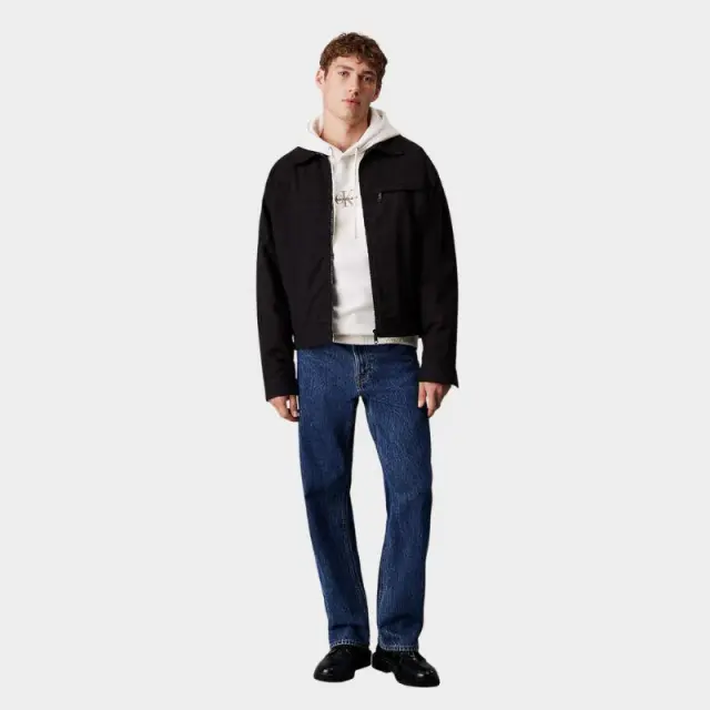 Calvin Klein - Fleece Monogram Φούτερ J30J325629-YBI Εκρού - XL 3