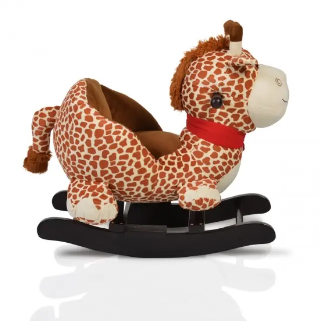 MONI TOYS - Plush rocking animal Giraffe WJ-635 - 3800146242251 2