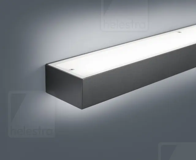 THEIA Φωτιστικό Τοίχου LED Ματ Μαύρο IP44 25W 2900K 900mm 2