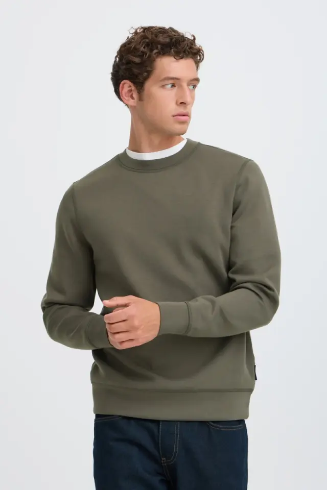 Casual Friday Aνδρικό SEBASTIAN Φούτερ – Khaki - XXL