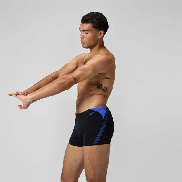 Speedo Men's HyperBoom Splice Aquashort Μαύρο - Μπλε 800302015334 (Speedo) 3