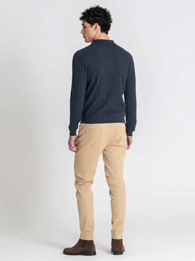 Gianni Kavanagh Ανδρικό ESSENTIAL Πλεκτό Polo – Navy Blue - XL 3