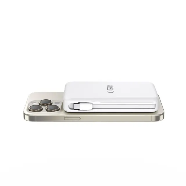 Tech-Protect® PB31 Lifemag MagSafe Powerbank 10000mAh- White. 3