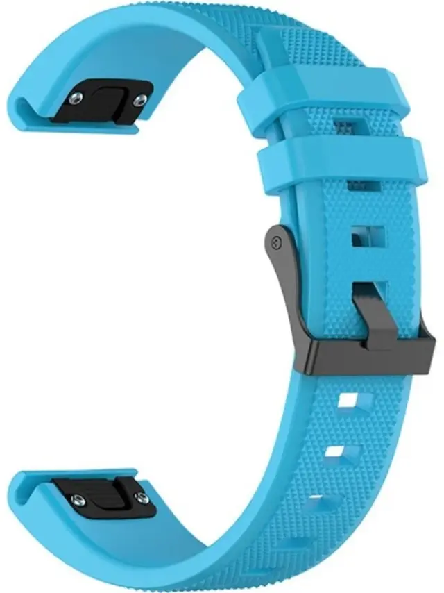 Techsuit® Watchband QuickFit Λουράκι για Garmin Fenix 5/6/6 Pro/7/8/9 (47mm)- Blue