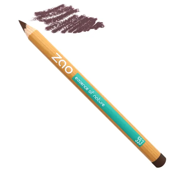 Zao Organic Multi Purpose Pencils – Βιολογικά, Vegan μολύβια ματιών/χειλιών/φρυδιών - 553 Brown