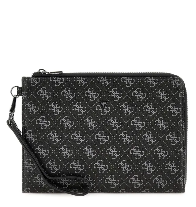 Τσαντάκι Χειρός GUESS Milano Clutch PMBALOP5235 Μαύρο