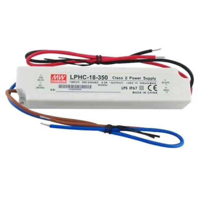 LED Driver 18W 350mA Constant Current IP67