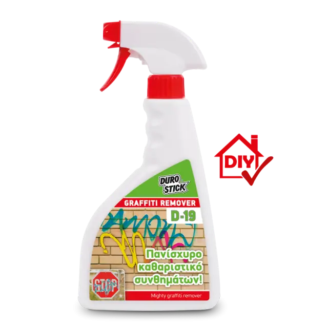 DUROSTICK Πανίσχυρο καθαριστικό συνθημάτων GRAFFITI REMOVER D-19 500ml