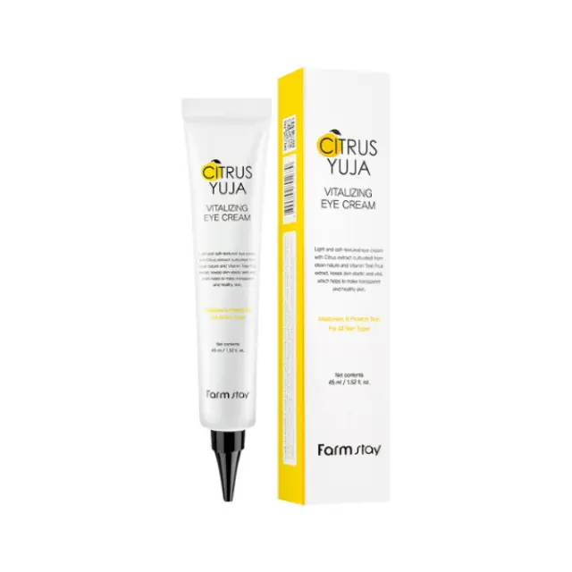 Farmstay Citrus Yuja Vitalizing Eye Cream κρέμα ματιών για ενυδάτωση και φωτεινότητα 45ml