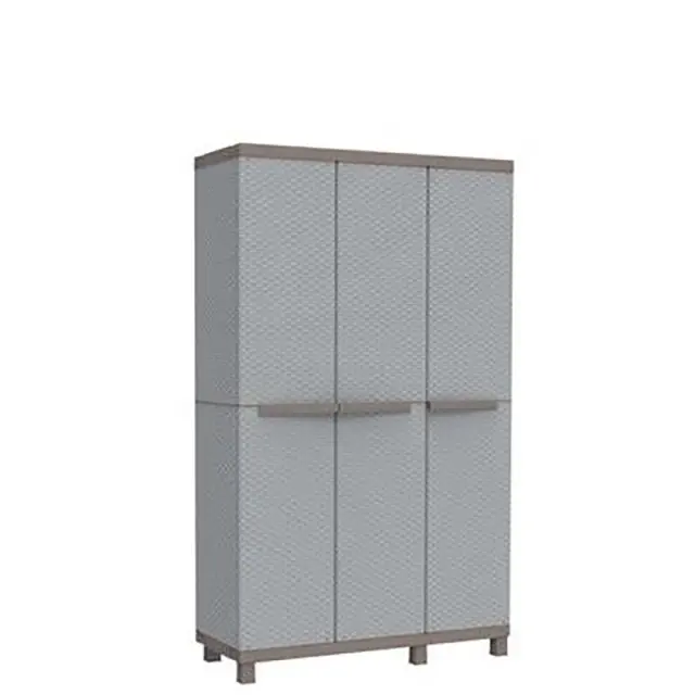 Ντουλάπα Κήπου Πλαστική C RATTAN 102A 102x39x170cm