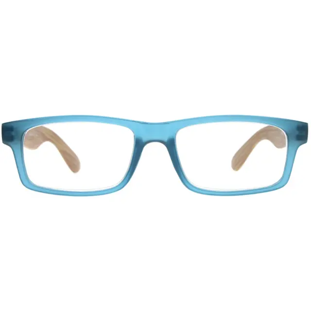 Frog Optical Γυαλιά Πρεσβυωπίας F377 με Γαλάζια Μετώπη και Ξύλινο Χρώμα στους Βραχίονες +1.50