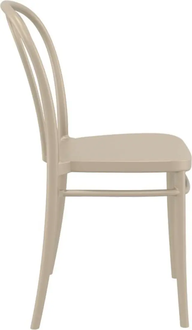 Καρέκλα Στοιβαζόμενη VICTOR Dove Grey PP 45x52x85cm 3