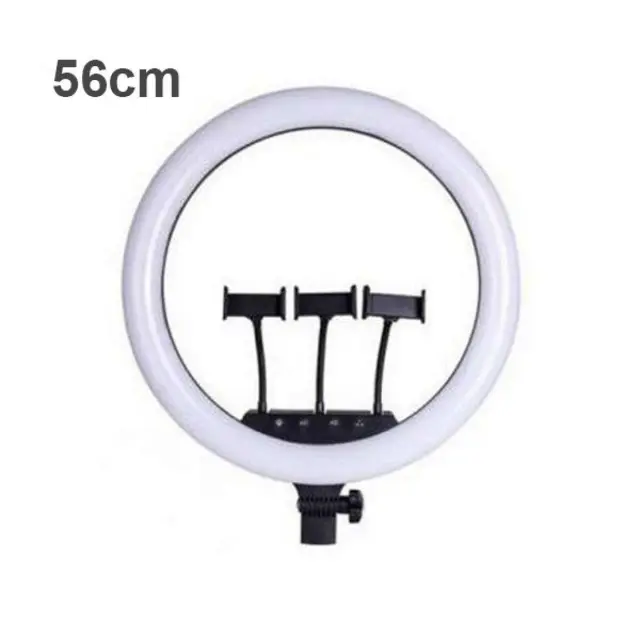 Ring light led με τρίποδο δαπέδου βάση για κινητό & τηλεχειριστήριο 56cm LJJ-22 3200K – 6500K 2