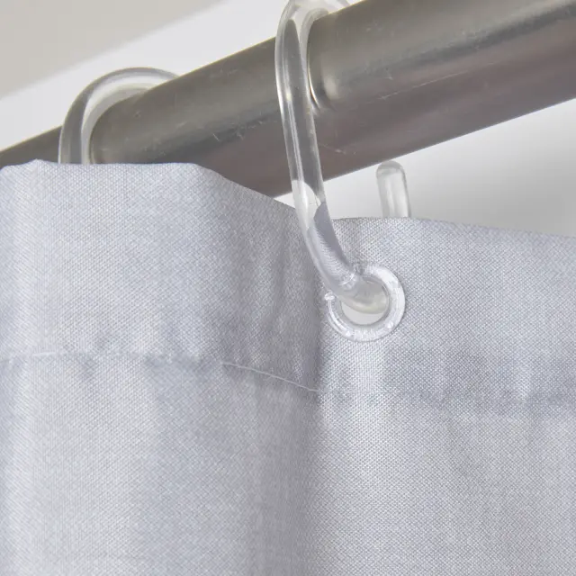 Κουρτίνα Μπάνιου 200x180 Das Home 0805 Grey 100% Πολυέστερ 3