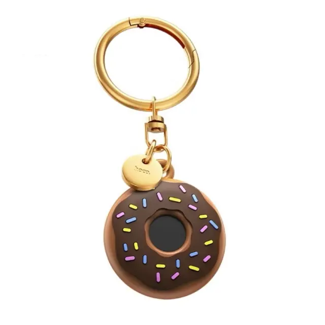 Συσκευή εντοπισμού Hoco. DI78 με Θήκη Μπρελόκ Donut Μόνο για iOS Συμβατό με Apple Find My Network 3
