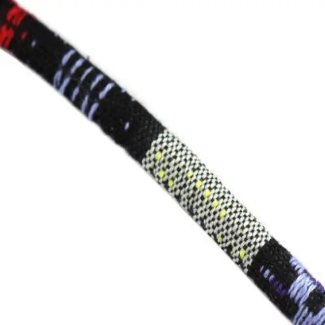 Fabric Cord Ø7mm - Black and Yellow ~2.8m