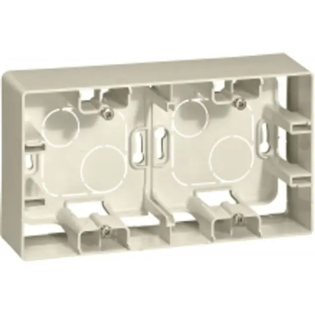 Karre Accessory Beige 2 Gang Surface Mounted Box