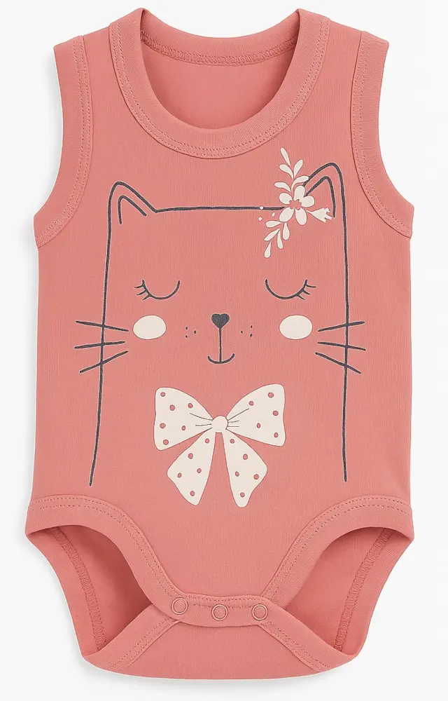 Κορμάκι Αμάνικο Sleeping Cat Venere Pink 8000638 - 18 M (86cm)