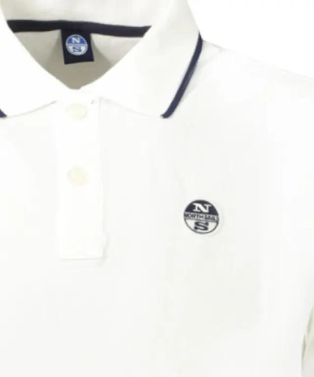 North Sails - Ανδρικό T-shirt Κοντομάνικο Polo 995012-000-0101 Λευκό 3