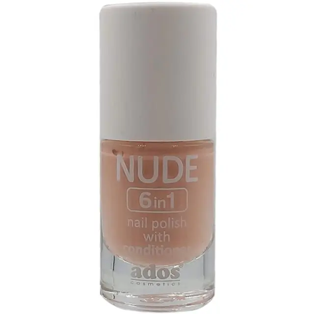Ados Nude Nail Polish 6in1 with Conditioner, 8ml 02