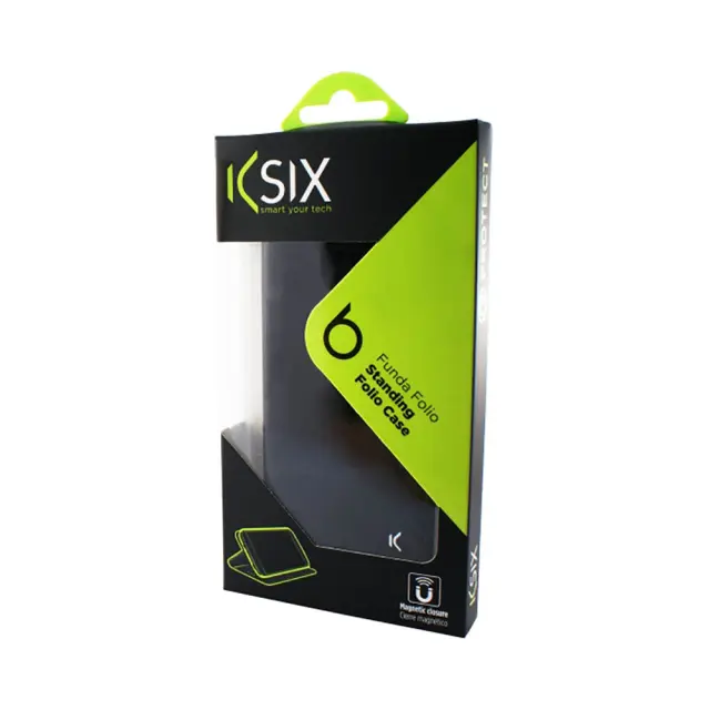 Θήκη Βιβλίο Ksix Slim Book Case Για Samsung Galaxy S8 Μαύρη Διάφανη 2