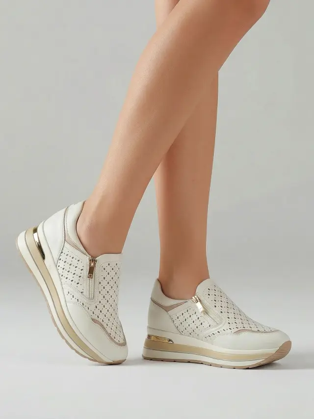 Donna Serena Sneakers Γυναικείο Δέρμα/Άλλα Υλικά Άσπρο DSE/346084 BIANCO - 39 2