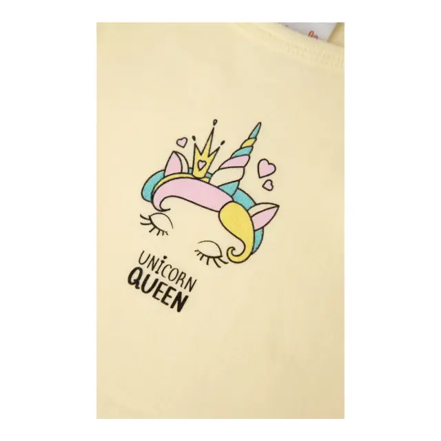 Minerva Παιδικό Φανελάκι Κορίτσι Τιράντα Queen, Χρώμα Βανίλια 2