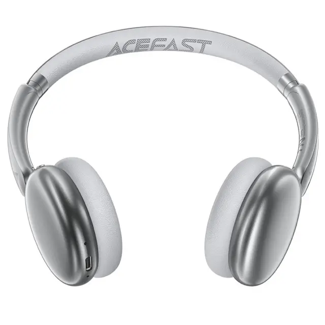 Wireless Ακουστικά Hi-Fi Stereo Acefast H8 500mAh v5.4 30db ANC Ασημί με HD Μικρόφωνο Memory Foam Μαξιλαράκια και Θήκη 2