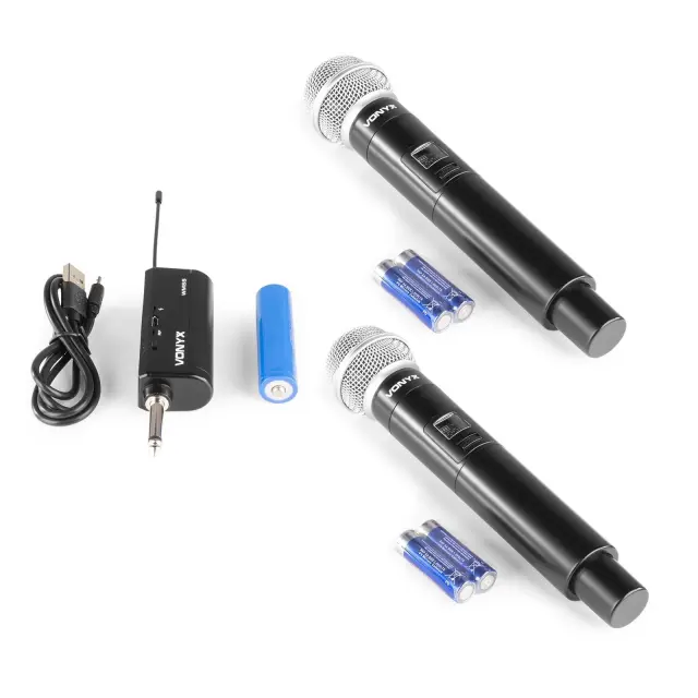 VONYX WM552 ΔΙΠΛΟ ΑΣΥΡΜΑΤΟ ΣΕΤ ΜΙΚΡΟΦΩΝΩΝ PLUG & PLAY 3