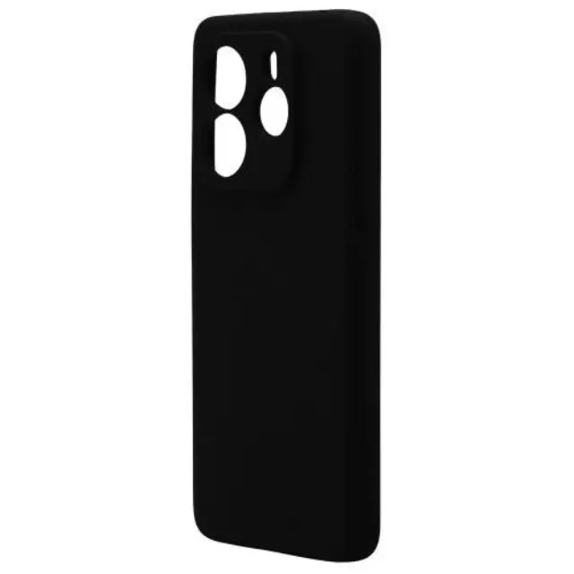 Θήκη Liquid Silicon inos Xiaomi Redmi Note 14 5G Velvet Μαύρο N68961