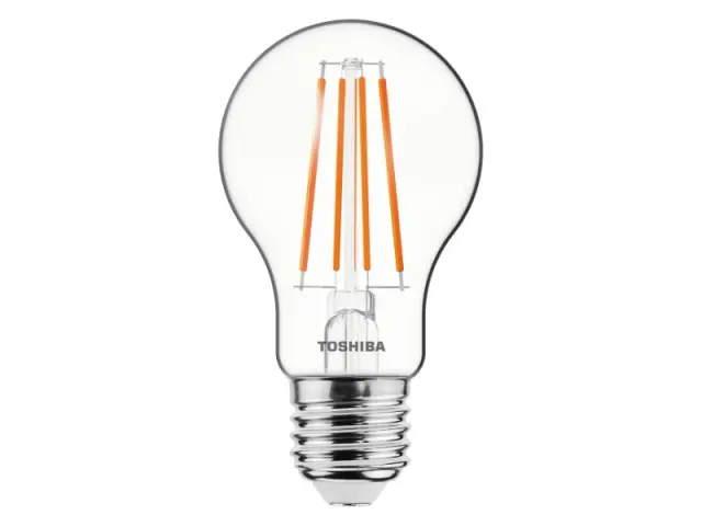 Toshiba LED Filament A60 E27 7W 2700K Dimmable (DELS-FBW400727DE11) 2