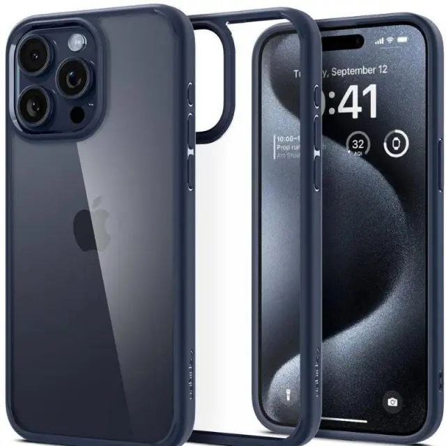 Θήκη TPU & PC Spigen Apple iPhone 16 Pro Max Ultra Hybrid Σκούρο Μπλε N65920