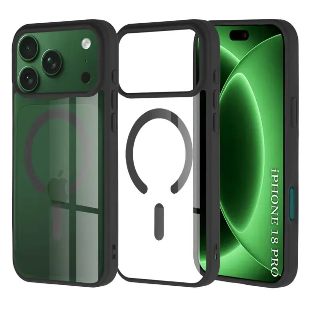 Techsuit - MagSafe Pro - iPhone 18 Pro / iPhone 17 Pro - Black
