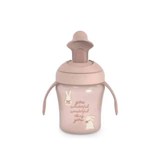 Ποτήρι Suavinex Εκπαιδευτικό με λαβές 200ml +6μ Wonderland Pink BR90186 2