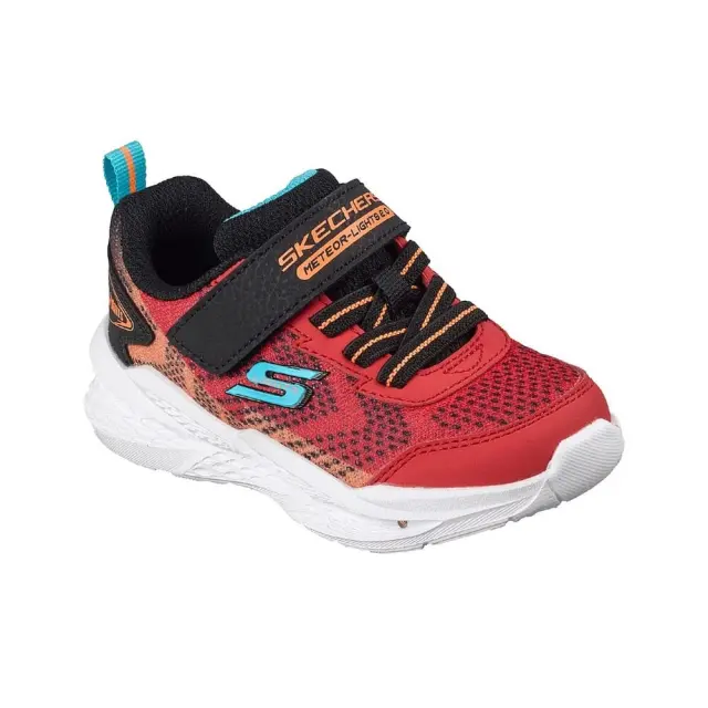 Skechers παιδικά αθλητικά με φωτάκια Κόκκινο 401490N-RDBK 3