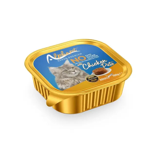 Alphapet Super Premium Πατέ σε Κεσεδάκι για Γάτες με Κοτόπουλο 100gr