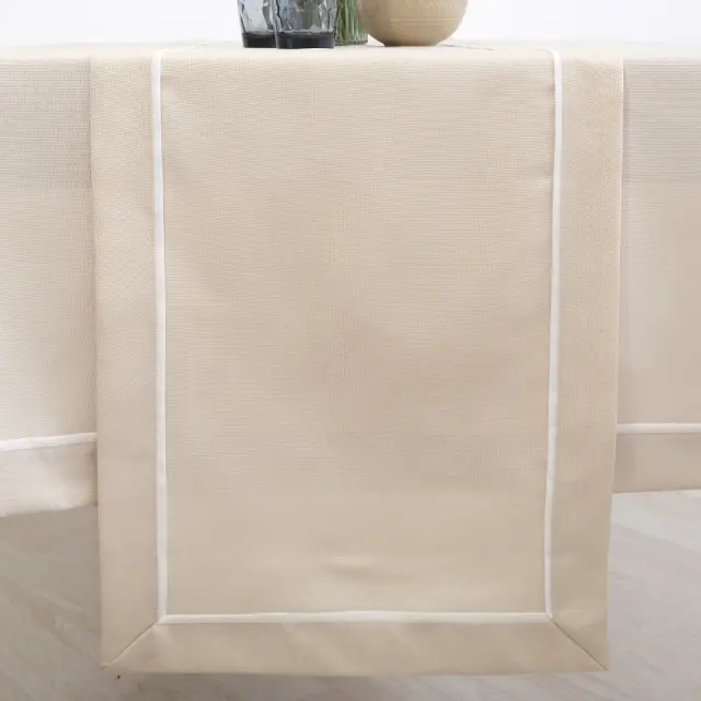 Τραβέρσα Dimeco 3917 Beige 40x160 - 45 x 160