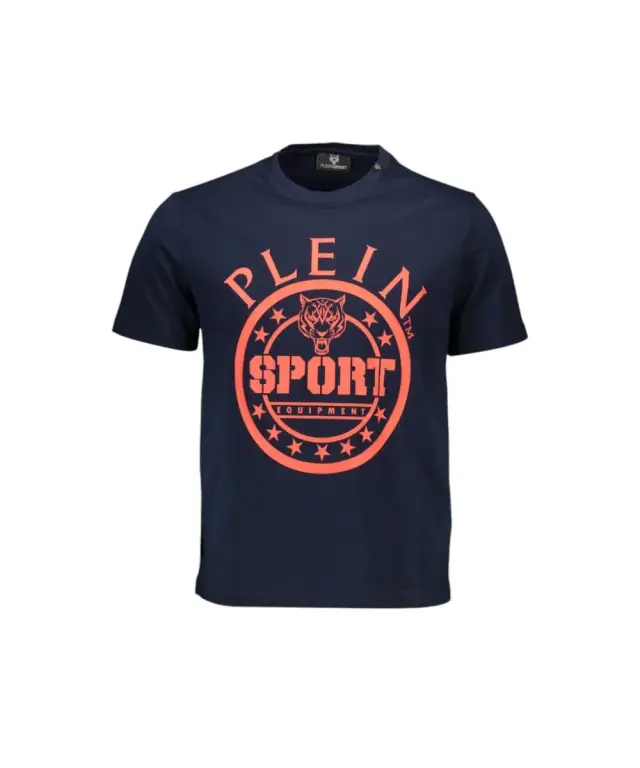 Plein Sport - Ανδρικό T-Shirt Short Sleeve TIPS128-85 Μπλε Ναυτικό 3