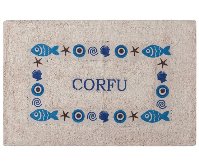 Σετ 12 τεμαχίων ποτηρόπανα (45cm x 65cm) μάτι CORFU - -