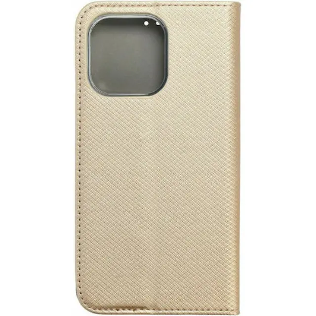 Θήκη Forcell Smart Book Δερματίνης Χρυσό (iPhone 13 Pro) 2