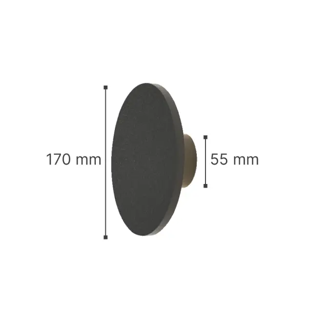 it-Lighting Geneva LED 8W 3CCT Outdoor Wall Lamp Grey D:17cmx5.5cm (80201130) 2