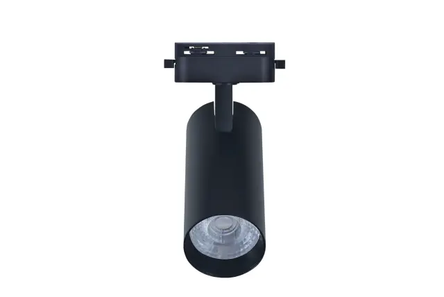 LED ΣΠΟΤ ΡΑΓΑΣ 2 ΓΡΑΜΜΩΝ 20W ΝΤΙΜΑΡΙΖΟΜΕΝΑ 230V 3000K 36° ΜΑΥΡΟ