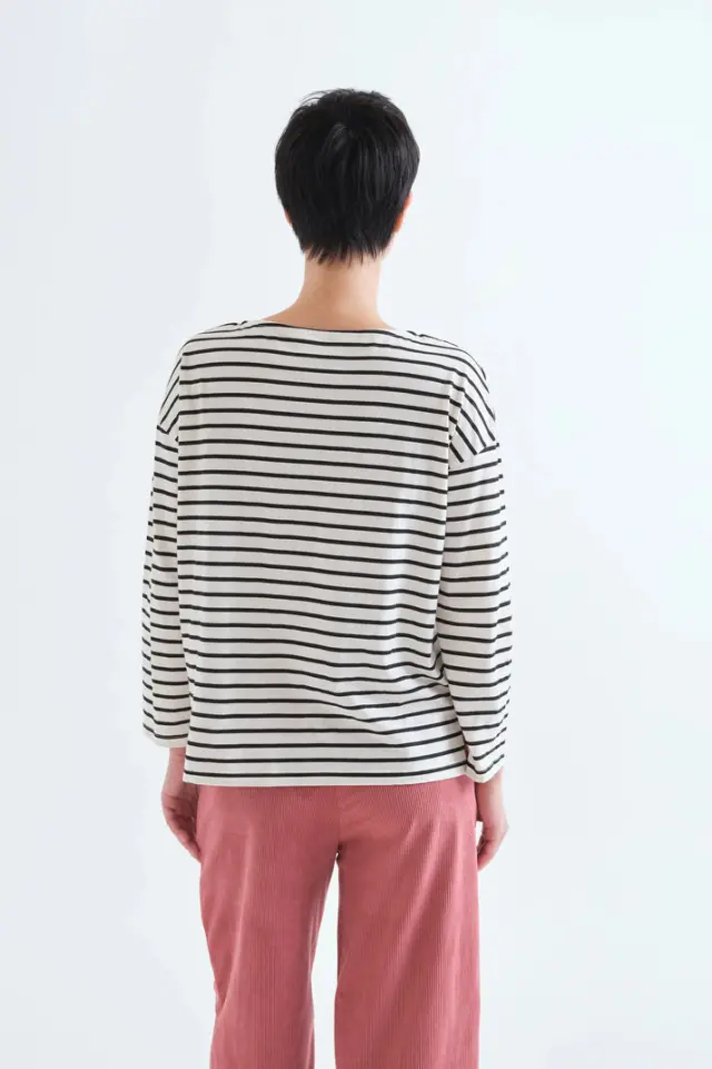 COMPANIA FANTASTICA BLOUSES (63C/42012 WHITE-BLACK) - L 2